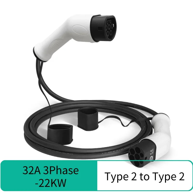 22kW 5M Type 2 EV Charging Cable