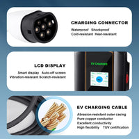 EV Charger 16A/32A, Type2, 7-22KW Wallbox