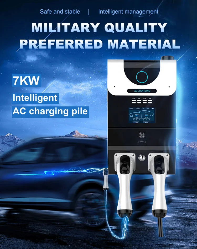 Small Ev 22kW Charging Station Point