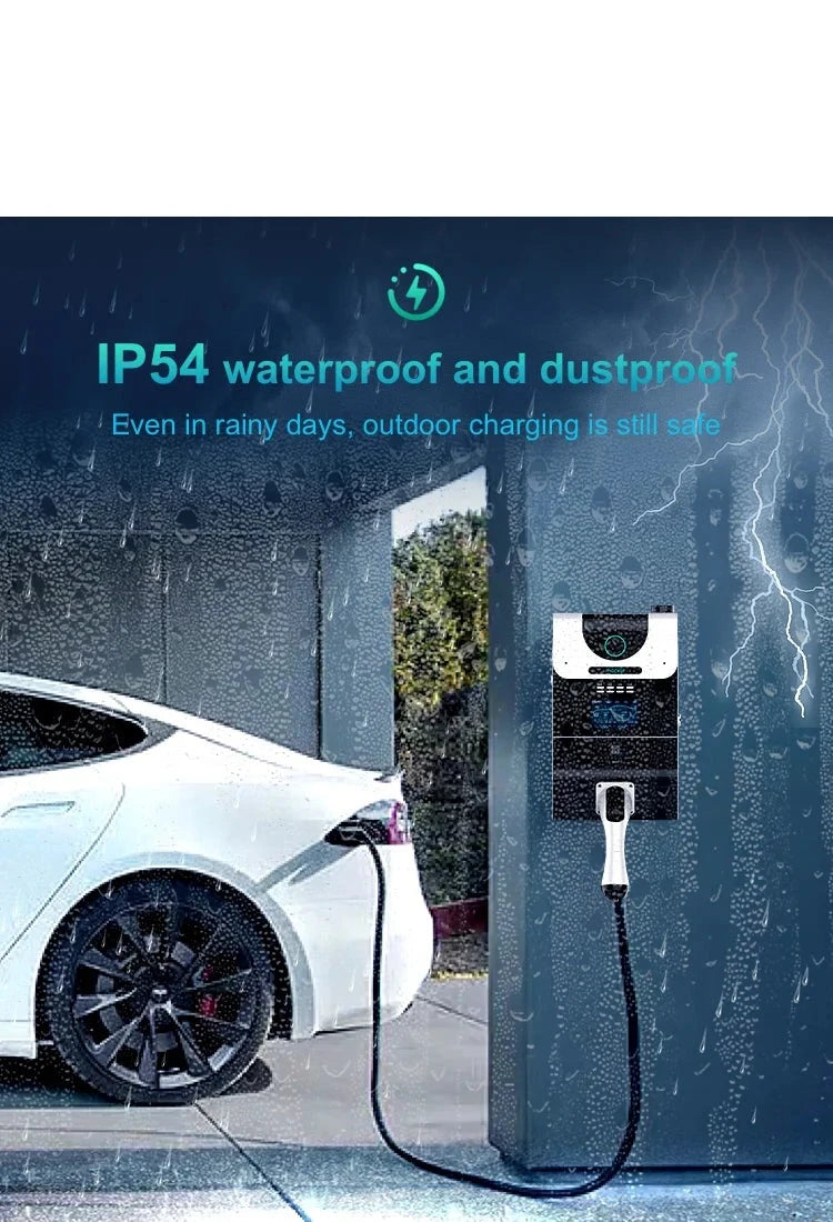 Small Ev 22kW Charging Station Point