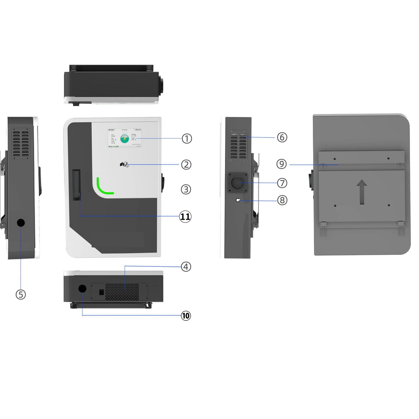 Custom 30KW DC Fast EV Charger